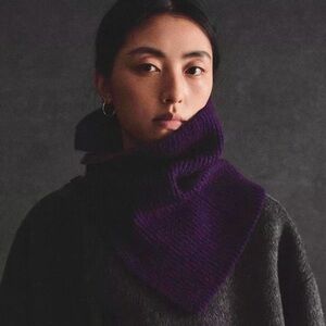 Purple Women's neck warmer/ scarf